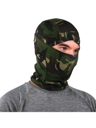頭套口罩防曬防風帽,適用於滑雪、騎自行車、戶外釣魚、打獵迷彩