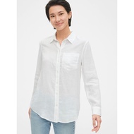 KEMEJA Gap Women's Shirt/GAP Boyfriend Linen Shirt/Women's Shirt/Branded Women's Shirt