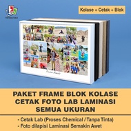 Laminated Collage Printing Package Block Photo Frame - PHOTOSOLUTION - 8RP 20x30 12RP 30x45/ 16RP 40