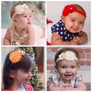 Baby BADANA PARTY IMPORTED LACE DIAMOND RIBBON LACE PARTY BANDO BABY IMPORT BANDO JEPIT CHILDREN