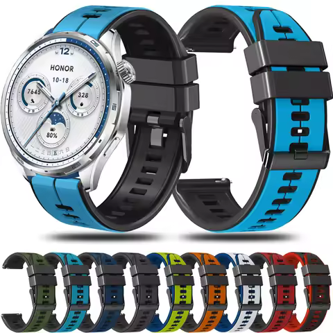 For Honor Watch 6 Plus 5 Ultra Magic Watch 2 Silicone Bands Straps For HONOR Watch GS 3/GS Pro Wrist