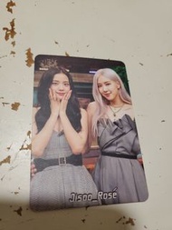 🌸【YES!卡最美雙人組合】BLACKPINK官方正版Jisoo與Rosé雙人合體明星小卡 ｜ 捧臉托腮花朵手勢荷葉邊抹胸裙 ｜ 絕版YES CARD現貨 ｜ 順豐到付
