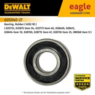 Dewalt 605040-27 Bearing, Rubber ( 6202 RS ) (D28409, D28413, D28414 Item 19, D28700, D28715 Item 47