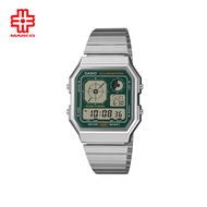 Casio Vintage A130WE-3A Silver Stainless Steel Band Men / Women Watch