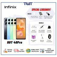 Ready Stock- Infinix Hot 40Pro Smartphone (8GB+256GB)[ 1 YEAR INFINIX MALAYSIA WARRANTY ]