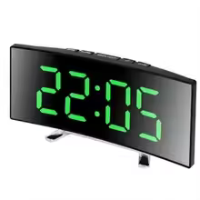 Electronic alarm clock Mirrored digital clock Digital alarm clock LED mirror clock