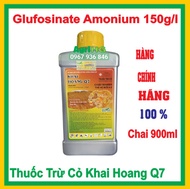 Thuốc trừ cỏ Khai hoang Q7 (Newfosinate) 150SL chai 900ml BMCThuốc diệt cỏ KHAI HOANG Q7Cỏ cháy thế