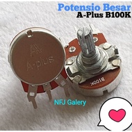 Rotary Potentiometer mono Potentiometer A-plus B100K Large Electronic Spare Parts Speaker Tools Powe