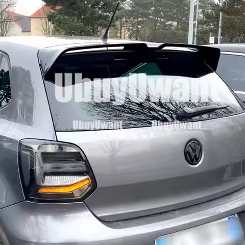 Oettinger Style Roof Spoiler for VW Volkswagen Polo MK5 6R 6C 2011-2018 ABS Plastic Rear Trunk Lip W