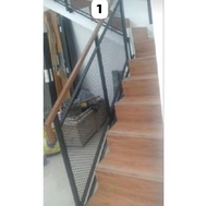 Railing Tangga + Balkon Besi Minimalis Modern Harga Permeter