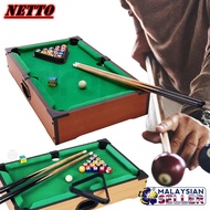 NETTO Portable Compact Mini Tabletop Pool table Snooker