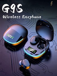 G9s無線遊戲耳塞 Bt 5.1耳塞立體聲無線耳機嵌入式enc降噪內置麥克風耳機防水運動迷你充電盒耳塞兼容android Ios