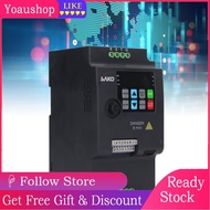 yoaushop Variable Frequency Drive  4KW VFD 3 Phase AC380V Input and 0 to 380V Output Motor Speed Con