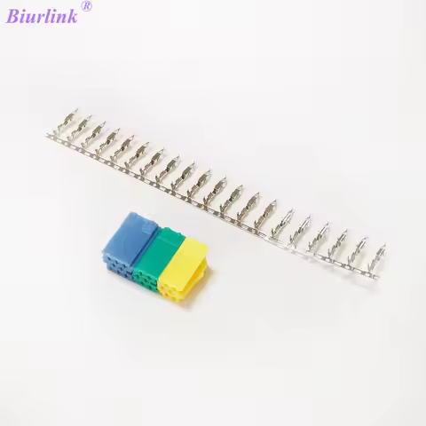 Biurlink 2024 New Aux Cable Connectors Mini ISO for VW Becker Fiat CD Changer
