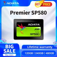 SSD SP580ชั้นนำ ADATA 120GB 240GB 480GB 2.5 "SATA III ฮาร์ดดิสก์จัดเก็บข้อมูลสำหรับเดสก์ท็อปพีซี SP5สถานะของแข็งภายในไดรฟ์ฮาร์ดดิสก์ใหม่