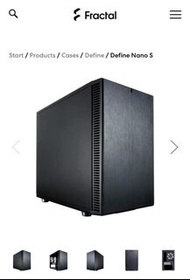 550w火牛 連 Fractal Design Define Nano S 側透機箱