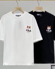 香港預訂 Fila Pepe salute e forza 貓咪logo圖案短袖T恤 2色可選 頂級男裝