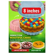 8 in Silicone Charlotte Mould Silicone Jelly Mould Silicone Pudding Mould