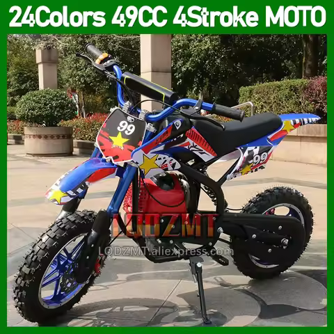 49CC 50CC 4-Stroke ATV OFF-road Gasoline Motorcycle Racing MOTO Dirt Bike Motorbike For Adult Childr