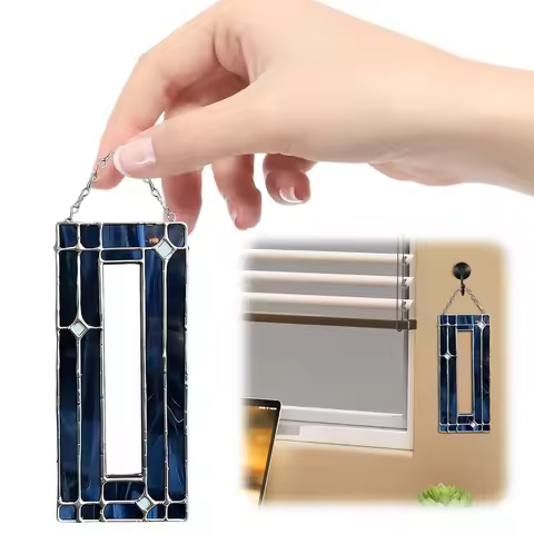 Handmade Stained Acrylic Photobooth Frame Copper Foil Photo Booth Pictures Strips for Wall Gallery D
