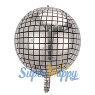 ลูกโป่งฟอยล์ 4D ทรงกลม ลูกโป่งดิสโก้ ลูกโป่งกระจกเงา ลูกโป่งตกแต่งปาร์ตี้ (Foil Disco Balloon 4D)