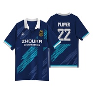 ใหม่เสื้อฟุตบอลชายส่วนบุคคลพิมพ์เสื้อโปโลแห้งเร็วBreathableกีฬาสําหรับB Bayern Munich