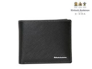 【寧寧精品*台中專賣店】Kinloch Anderson金安德森【十字紋牛皮拉鍊零錢袋男用短皮夾 經典黑】697-2