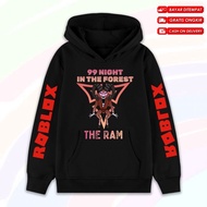 Roblox 99 Night In The Forest Kids Hoodie Jacket Character The Ram Free Name Roblox 99 Night IN The 