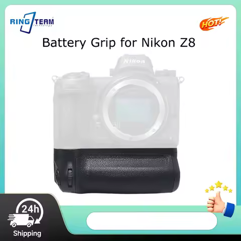 MB-N12 Vertical Battery Grip for Nikon Z8 Works with EN-EL15C EN-EL15B EN-EL15A High-Speed Shooting 