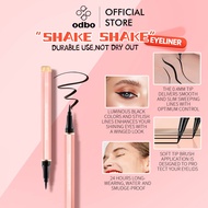 [ORIGINAL+BPOM] Odbo Shake Eyeliner Liquid Pen Waterproof pigmented Lasts Up To 24 Hours-Pink Waterproof Eye liner Waterproof Long Lasting Best Makeup Ori