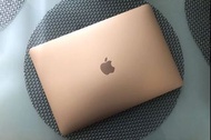 APPLE 金 MacBook AIR 13 十代四核i5 512G 近全新 電池僅34 玫瑰金 刷卡分期零利 無卡分期