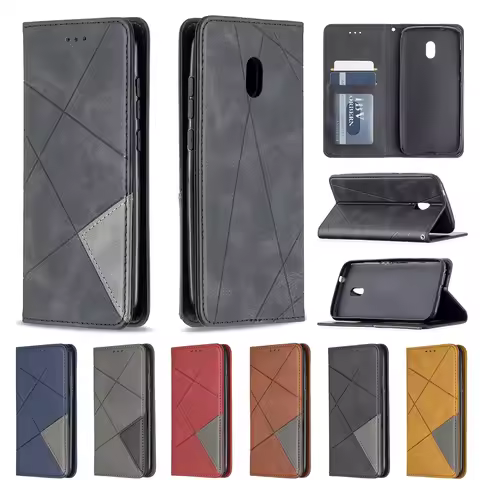 Flip Bussiness Leather Wallet Case for Nokia G22 C1 Plus C02 C12 C21 C22 C32 C110 G20 G21 G11 G42 G3