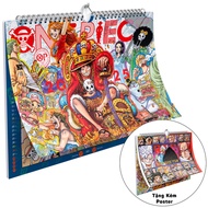 Lịch Treo Tường One Piece 2025 - Tặng Kèm Poster Gắn Bên Trong