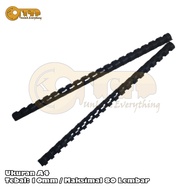 2 PCS Spiral Jilid Plastik / Plastik Spiral A4 (10MM/80 Lembar)