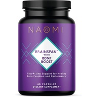 NAOMI Brainspan™ with BDNF Boost - Fast-Acting Support for Healthy Brain Function & Performance, Lio