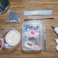 (現貨)Sheer Whisper絮語藏花 DIY材料包_永生花12cm玻璃球氣氛燈