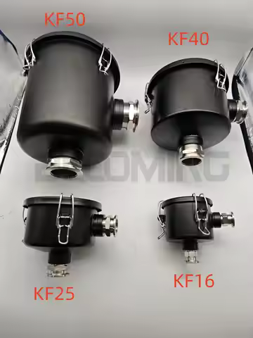 KF16 KF25 Quick-Loading Vacuum Pump Intake Dust Filter Exhaust Dust Filter CNC Dust wood working Vac
