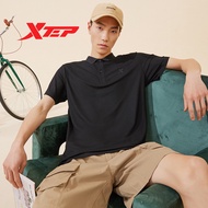 Xtep Men's Short Sleeve New Breathable Comfortable Loose Sports Short Sleeve 877229020248