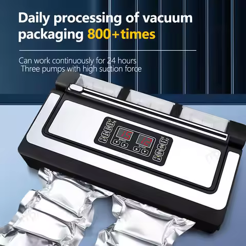 ITOP VPM 42cm Commercial Vacuum Sealer 24-hour Continuous Work with Inflation Feature 3 Pumps 90KPA