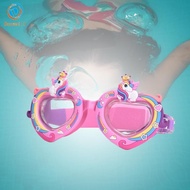 Dovewill Kids Swimming Goggles, Portable Cute Children Swimming Goggles Clear View Anti-Leak Anti-Fo