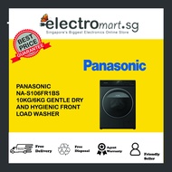 PANASONIC 10KG/6KG GENTLE DRY AND HYGIENIC FRONT LOAD WASHER DRYER NA-S106FR1BS (BLACK)