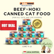 Feline Natural Beef &amp; Hoki Feast Canned Cat Food 170gm / 12 Cans