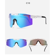 Kaca sepeda luar kacamata matahari berwarna laki-laki perlindungan mata wanita kacamata anti angin d