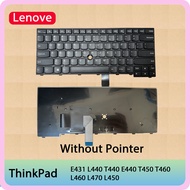 Lenovo thinkpad E431 L440 L450 L460 L470 T440 T440P T440S T450S T450 T460 keyboard dengan pointer de