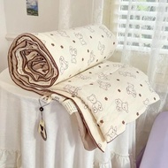 Lightweight Quilt Wrinkle Resistant Washed Cotton All Season Comforter Single Double Bed Air Conditi