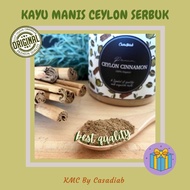 Kayu Manis Ceylon Casadiab gred Alba jenis serbuk, diimport direct dari Sri Lanka