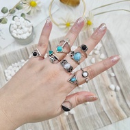 [Ready Stock SG] Stylish Geometric Boho Midi Rings | Cute Statement Rings | Assorted Design Rings
