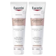 Eucerin Spotless Brightening (UltraWhite+) Gentle Cleansing Foam 150g. (2หลอด) ยูเซอรีน สปอตเลส โฟมล