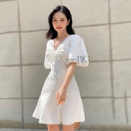 Christmas Midi Dress Korean Style Midi Party Dress Korean Style A-Line Dress Xie Xie New Sabrina BIG