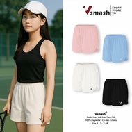 Men's and Women's Sports Elastic Pants Vsmash Sportwear Badminton Pants - Stretch, Absorbent Poly Fa